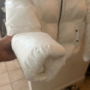 White save the duck puffer coat